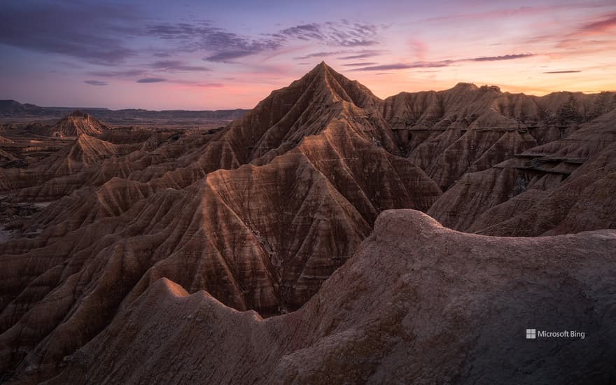 Bardenas Reales Biosphere Reserve and Natural Park, Bardenas, Navarra, Spain