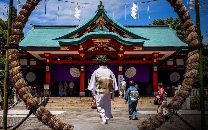 "Kaya no Hane Shrine", Nagatacho, Tokyo