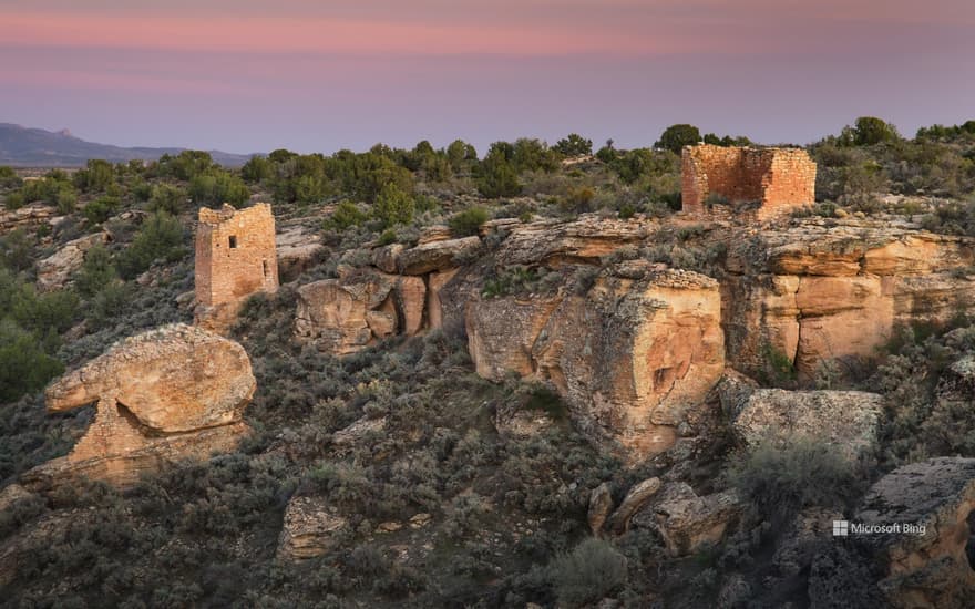 Pueblo ruins, Hovenweep National Monument, Utah