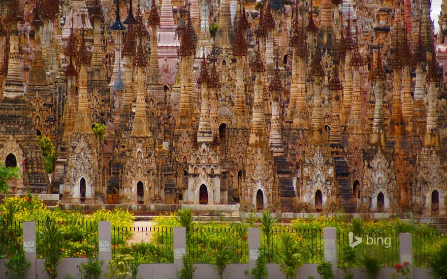 Stupas in Kakku, Shan State, Myanmar