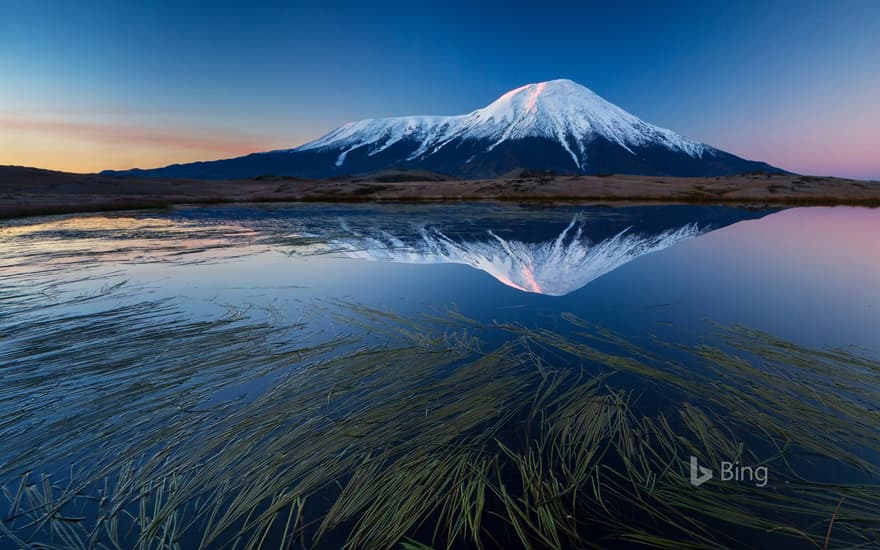 Tolbachik volcanic complex on the Kamchatka Peninsula, Russia