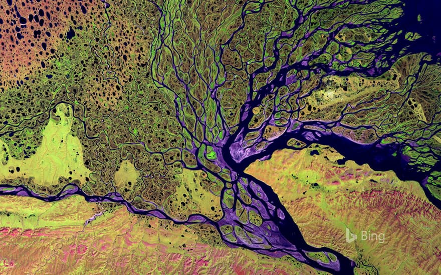 The Lena Delta Wildlife Reserve in Siberia, Russia