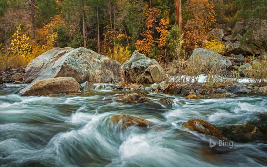 Merced River in Yosemite National Park, California