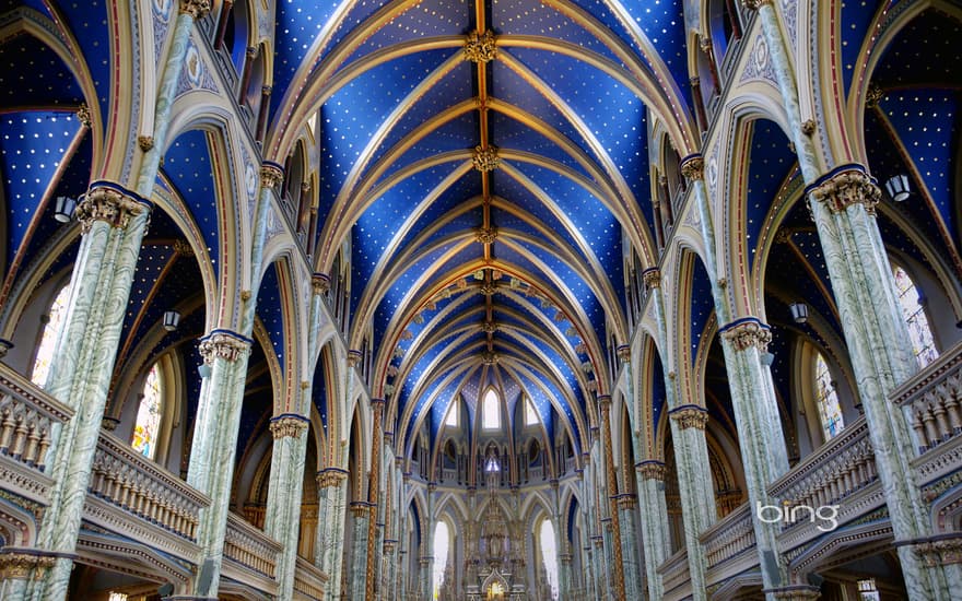 Notre-Dame Cathedral Basilica of Ottawa, Ontario, Canada