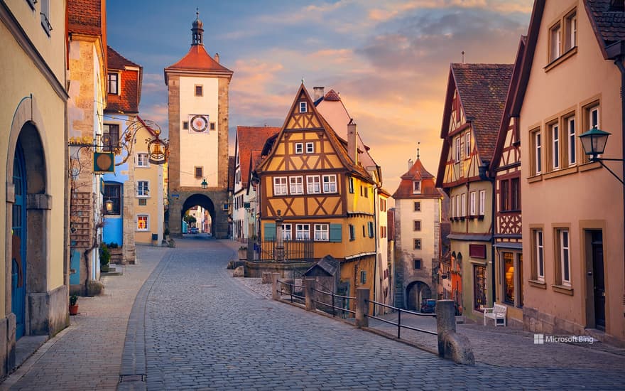 Rothenburg ob der Tauber, Bavaria, Germany