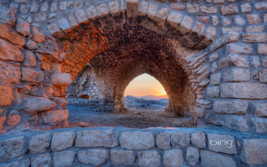 Ruins in Safed, Israel