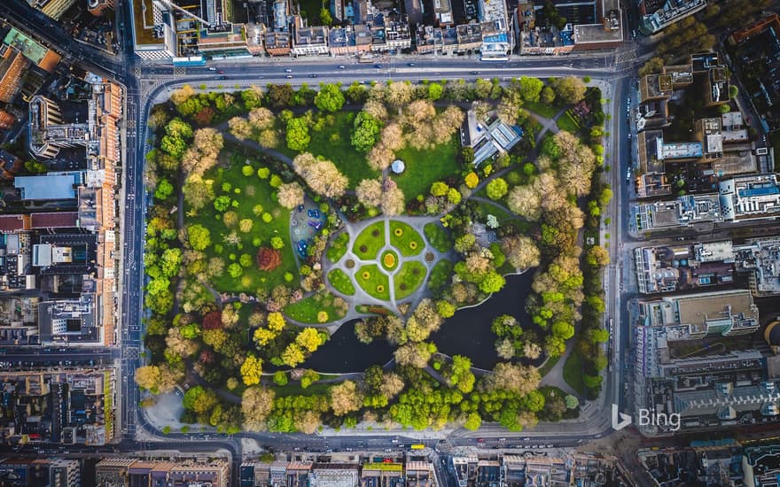 St. Stephen's Green in Dublin, Ireland